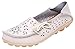 Serene Womens Leather Cowhide Hollow Out Casual Flat Driving Shoes Boat Loafers