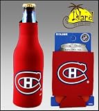 SET OF 2 MONTREAL CANADIENS CAN & BOTTLE KOOZIE COOLER