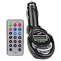 SD/MMC/USB/MP3 Wireless In Car FM Transmitter with Remote (Black)