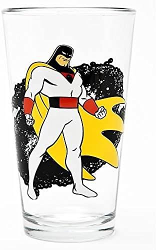 Hanna-Barbera Space Ghost (6"-Inches Tall) Collectible 16 Oz Glass Toon Tumbler