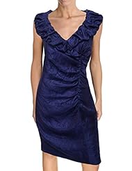 Petite Sleeveless Cocktail Acetate/Nylon/Polyester/Rayon  Dress