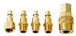 Ampro A2570 5 Piece Air Coupler Set Brass, Milton Type