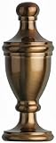 American Pride Lampshade Co. FN32-AB24, Decorative Finial, Antique Solid Brass Urn
