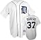 Kenny Rogers White Majestic MLB Home Replica Detroit Tigers Jersey - X-Large