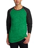 Threads 4 Thought Mens Raglan Burnout Crew Neck Sweatshirt