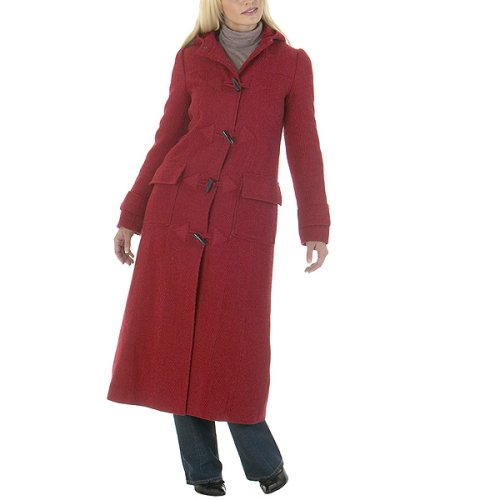 Xhilaration® Hooded Maxi Coat - Ruby
