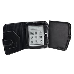 Cover-Up Ledertasche f�r PocketBook 360 / 360+ (Buch-Stil) in Schwarz