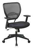 Office Star Latte Air Grid Back Deluxe Task Chair with Adjustable Arms