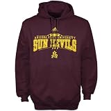 adidas Arizona State Sun Devils Maroon Quick Slant Hoody Sweatshirt