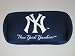 NEW YORK YANKEES Soft Spandex Beaded BOLSTER PILLOW (12 inches x 6 1/2 inches) Image