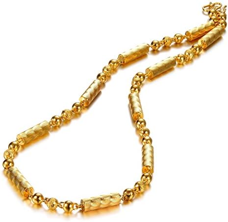 Mens 14K Yellow Gold Filled 5mm Rope Chain Necklace 24" Inches
