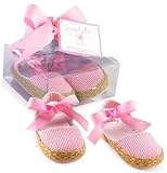 Mud Pie Baby Lil Chick Seersucker Espadrille Shoes - Pink - 0 - 6 Months