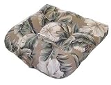 Wicker Patio Chair Cushion - Palm Floral Birch