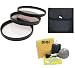Sigma Nikon 18-50mm F3.5-5.6 DC HSM PRO HQ 3 Piece Filter Kit + Digi Professional Cleaning it
