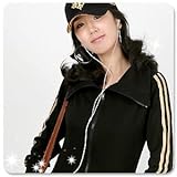 [LELJ00003]355 Perl Stitch Zip-up Long jacket