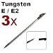  : 3-Pack Stylus for Palm Tungsten C / Tungsten W, Metal w/ Reset Pin