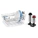 Polder KTH-200 Compact Dish Rack with Glass Washer, Stainless Steel