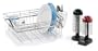 Polder KTH-200 Compact Dish Rack with Glass Washer, Stainless Steel