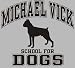 MICHAEL VICK T-SHIRT! MICHAEL VICK DOG FIGHTING T-SHIRT! OFFICIAL MICHAEL VICK SCHOOL FOR DOGS TEE!