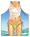 Koch/Grill Schürze Miss wet t-shirt