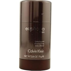 Euphoria Men by Calvin Klein for Men, Deodorant, 2.6 Ounce