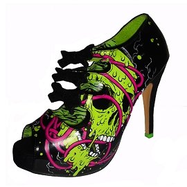 Iron Fist Dead Phones Neon High Heels(UK6)