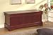 Cherry Finish Louis Philippe Style Storage Cedar Chest