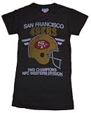 TS644 San Francisco Forty Niners 49ers Junk Food NFL Juniors Babydoll Soft T-Shirt
