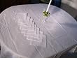 Roses Hand Embroidered Banquet Tablecloth + Napkins
