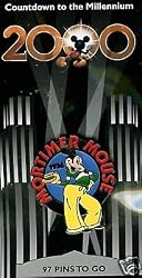 Mortimer Mouse 1936 #98 Countdown to the Millennium 2000 Disney Store Pin