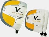 V-Series Square Matrix Driver 10.5º Graphite & 2 x Square Fairway Woods Steel Shafted