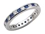 1.75 cttw Karina B(tm) Genuine Sapphire Eternity Band LIFETIME WARRANTY