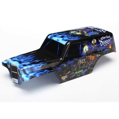 Efgly Pqxz Traxxas 3683 1/10 SonUva Digger Painted Body New