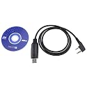 IMAGE USB Programming Cable for BAOFENG UV-5R UV-3R+ Two way Radio With Driver CD