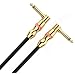 Monster Rock Instrument Cable 8 in. - angled 1/4 plugs M ROCK-.75DA