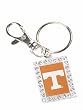 Licensed Tennessee Volunteers Keychain with Rhinestones Fashion Jewelry