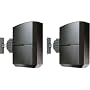 Atlantic Satellite SPB03 2 Speaker Mounting Brackets (Titanium)