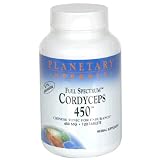 Planetary Herbals Full Spectrum Cordyceps 450, 450 mg, Tablets , 120 tablets (Pack of 2)