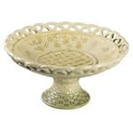 Grasslands Road Fresh Cuts 9-Inch Ceramic Pedestal Compote