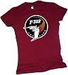 F302 Logo -- Stargate SG-1 Crop Sleeve Fitted Juniors T-Shirt