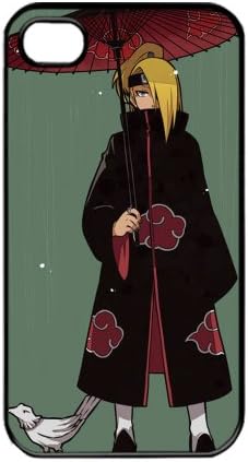 Naruto Manga Anime Comic Uzumaki Naruto Uchiha Sasuke Apple iPhone 4 / 4s TPU Soft Black or White case (Black)