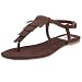 1.4.3. Girl Women's Maltball T Strap Sandal,Brown,7.5 M