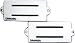 DiMarzio DP127 Split P Replacement Pickup for Fender P Bass, White