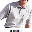 Cotton Deluxe by Anvil Pique Knit Sport Shirt with Pocket, (A-6030)