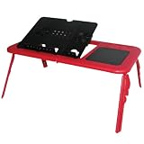 E-Stand LD09 BR Black/Red Laptop Table