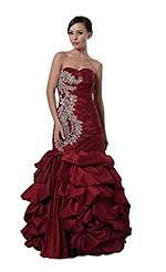 Silk/Taffeta Sweetheart Backless  Beaded Evening Dress  With Ruffles