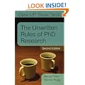 The Unwritten Rules of PhD Research (Open Up Study Skills)