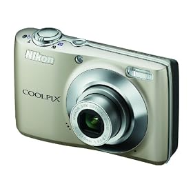 Nikon - Coolpix L22 - Appareil photo num�rique - 12 Mpix - Argent Pralin�