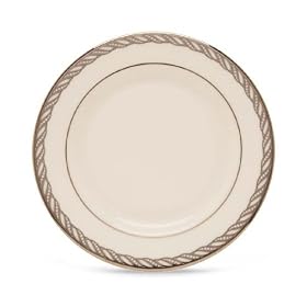 Lenox Serpentine Platinum Bone China Butter Plate by Lenox