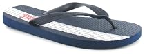 Lonsdale "Stripe" Mens Toe Post Sandals - Navy/White/Red
